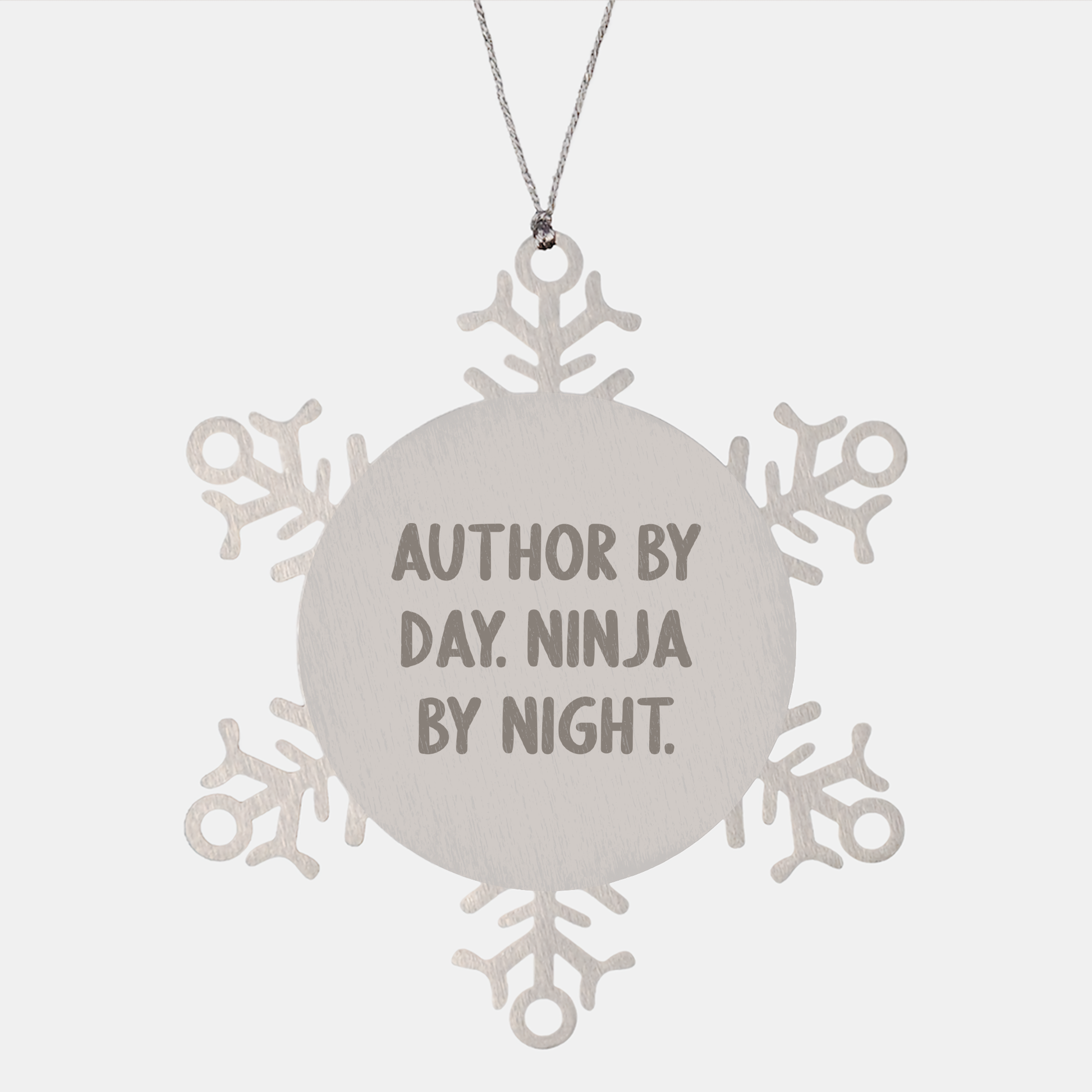 Author's Ninja Snowflake Ornament Gifts from Friends for Christmas - Image 1