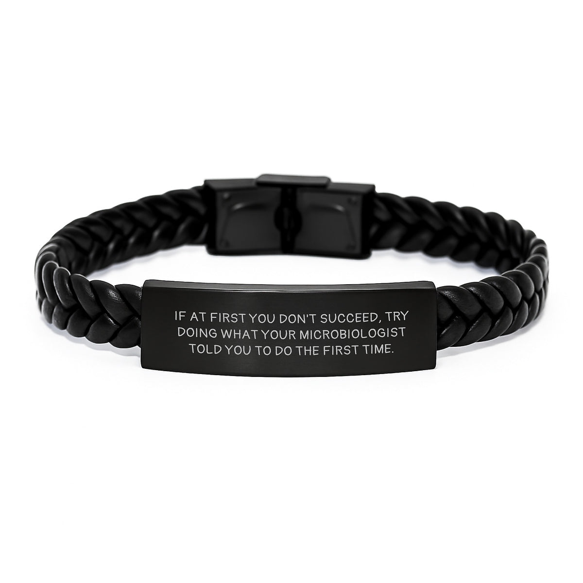 Microbiologist Gift for Him A Witty Bracelet Keepsake for Christmas - Image 1