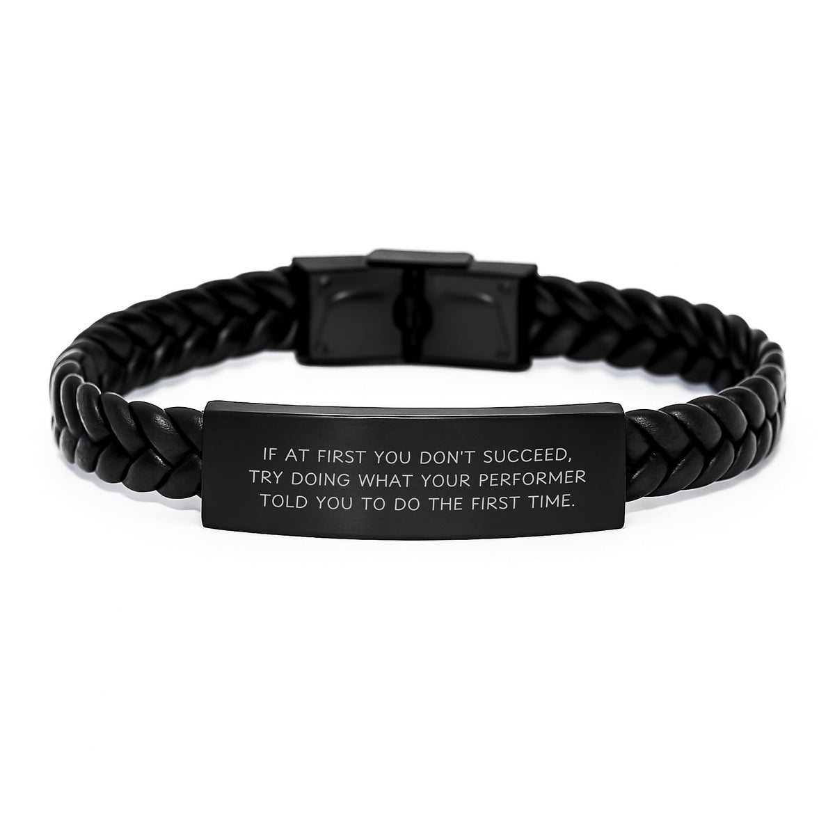 Performer Bracelet Gift for Him - A Witty Keepsake Saying - Image 1