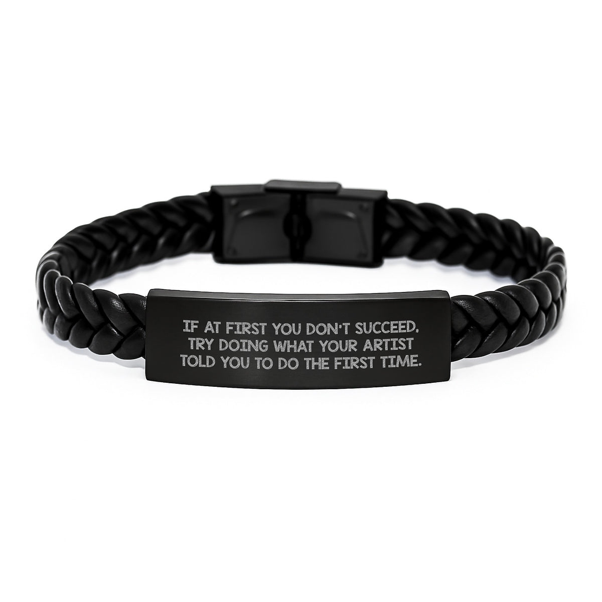 Artist Keepsake Bracelet Gift for Him - Witty Success Advice - Image 1