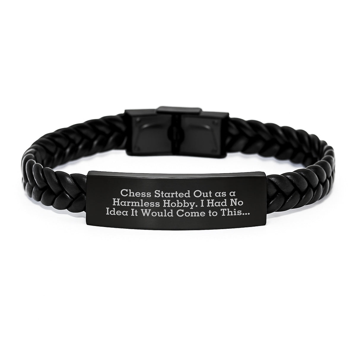 Chess Gift for Him - A Humorous Keepsake Bracelet for the Player - Image 1