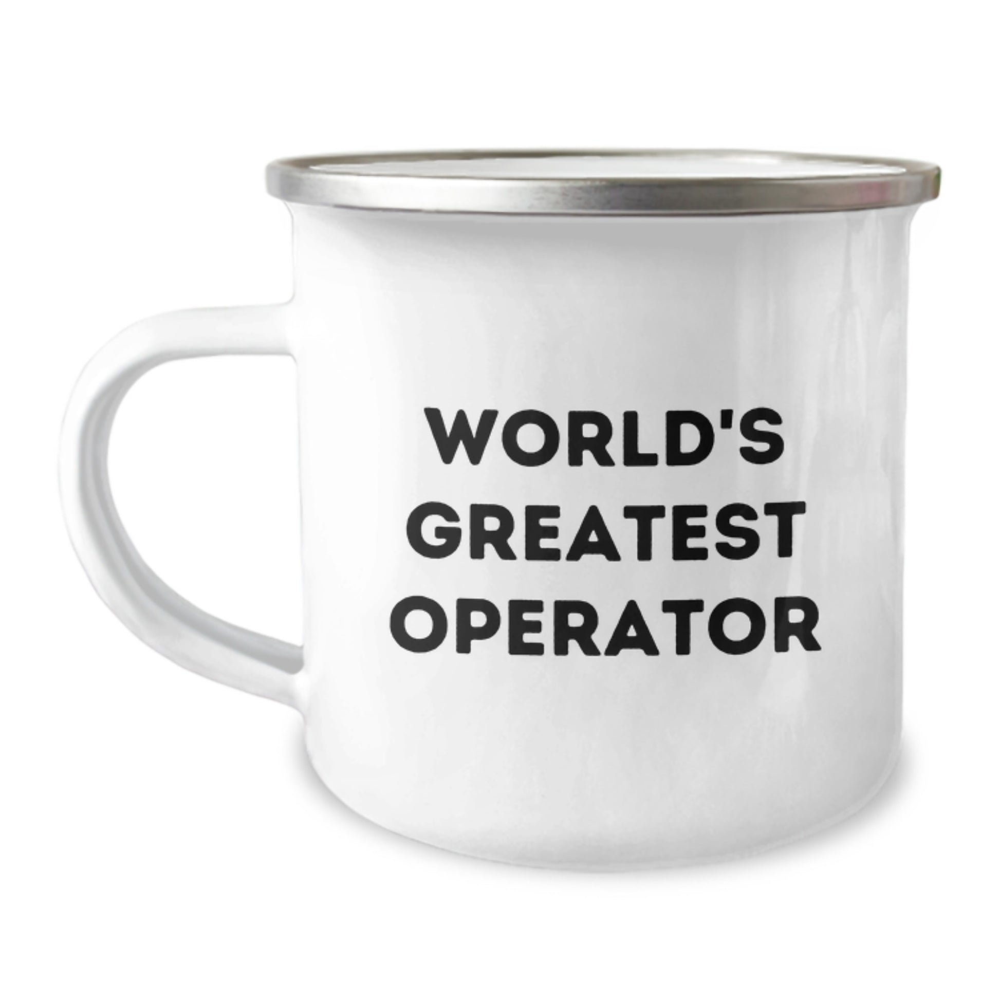 World's Greatest Operator Funny Camping Mug Gifts from Friends, Operator Camping Mug for Men, Women, Coworkers, Unique Christmas Unique Gifts - Image 1