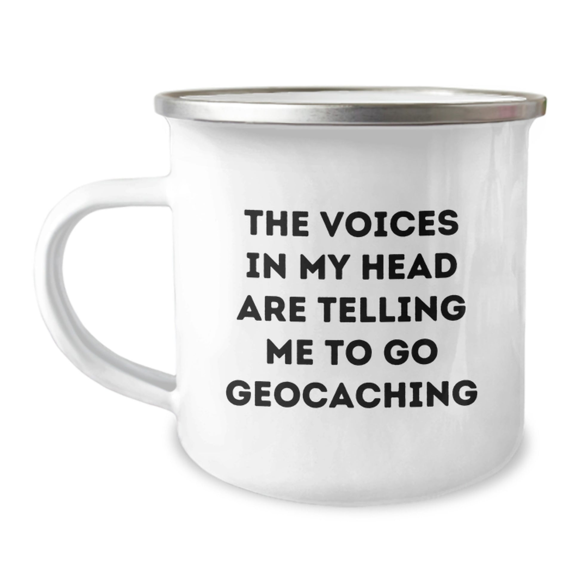 Funny Geocaching Gifts for Men and Women - The Voices In My Head Are Telling Me To Go Geocaching Graduation Unique Gifts from Friends, Family, Coworkers - Camping Mug - Image 1