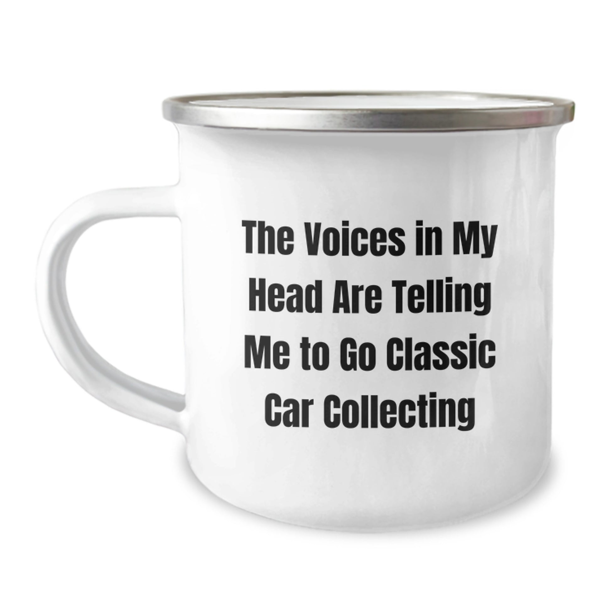 Funny Classic Car Collecting Camping Mug Gifts from Friends for Graduation - Image 1