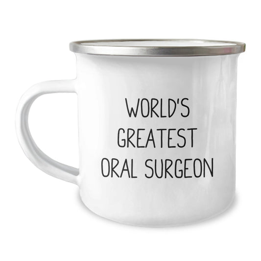 Funny Gifts from Friends for the World's Greatest Oral Surgeon - World's Greatest Camping Mug for Christmas - Image 1