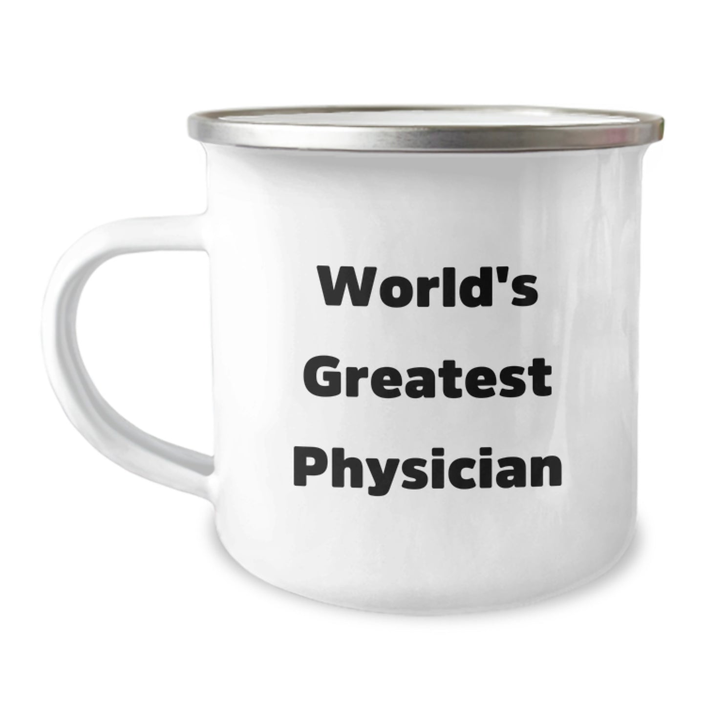 Funny World's Greatest Physician Gifts for Men, Unique Christmas Memorable Presents for Physician Friends, Camping Mug for the Outdoorsy Physician - Image 1
