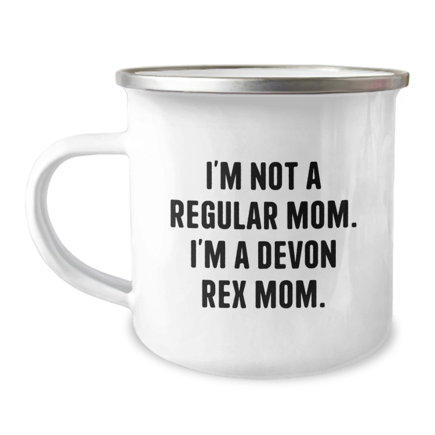 Funny Devon Rex Cat Gifts from Mom - Camping Mug for Birthday Unique Gifts - Image 1