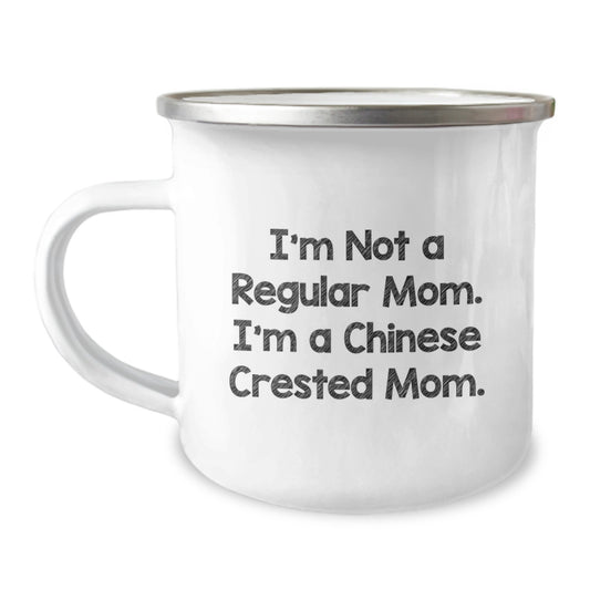 Funny Chinese Crested Dog Christmas Unique Gifts from Mom to Chinese Crested Dog Lover - Chinese Crested Dog Camping Mug, Unique Christmas Unique Gifts for Chinese Crested Dog Mom - Image 1
