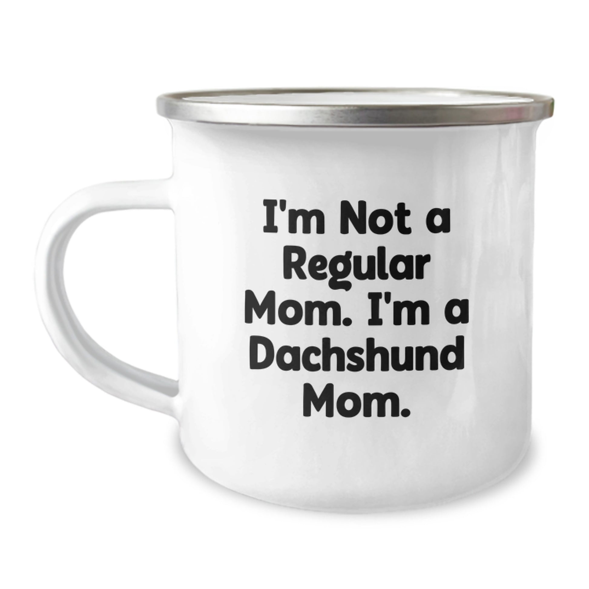 Dachshund Dog Mom Funny Camping Mug Gifts from Friends to Family on Christmas - Image 1