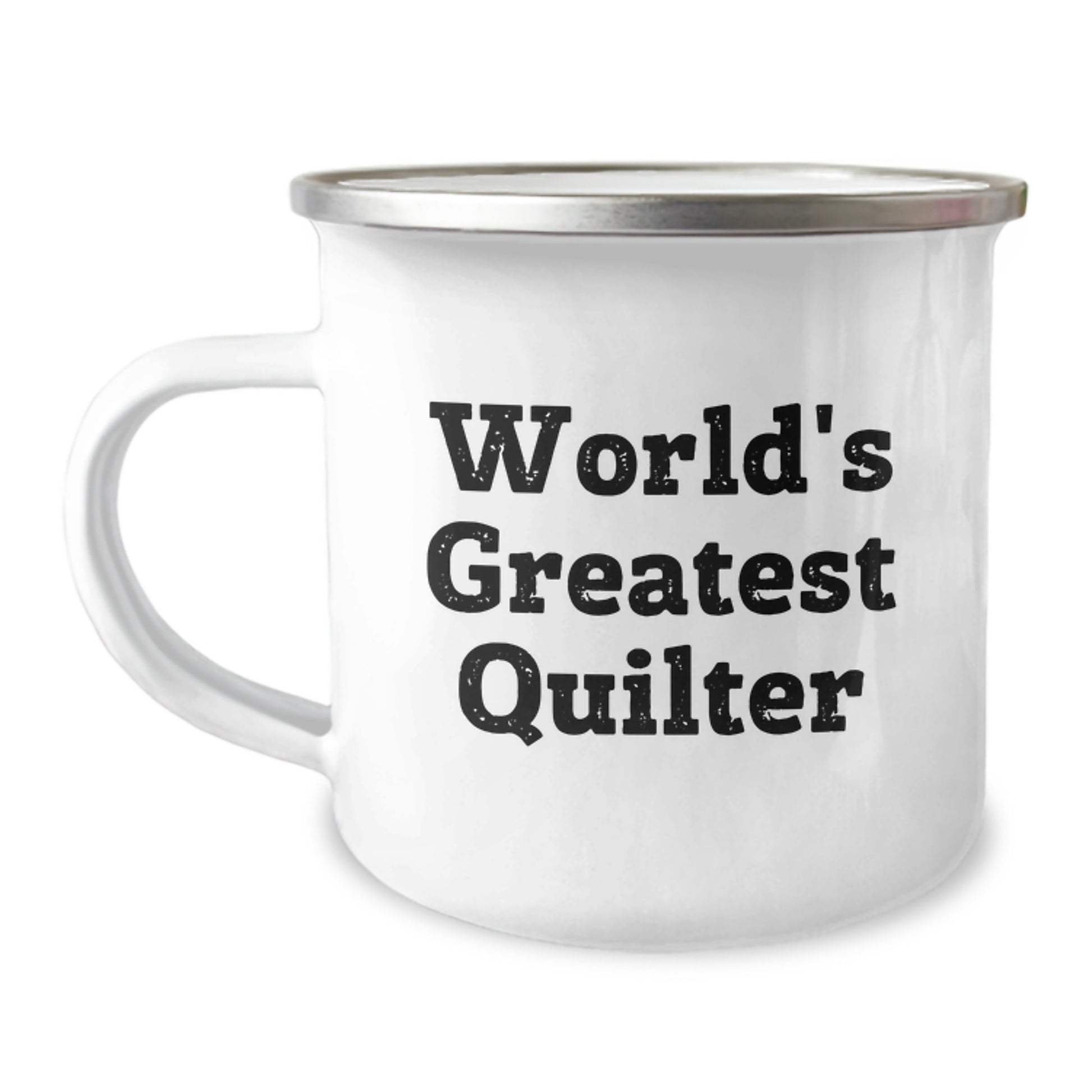 Quilter Gifts from Loved Ones - World's Greatest Quilter Funny Quote Camping Mug for Valentine's Unique Gifts for Quilter Friends - Image 1
