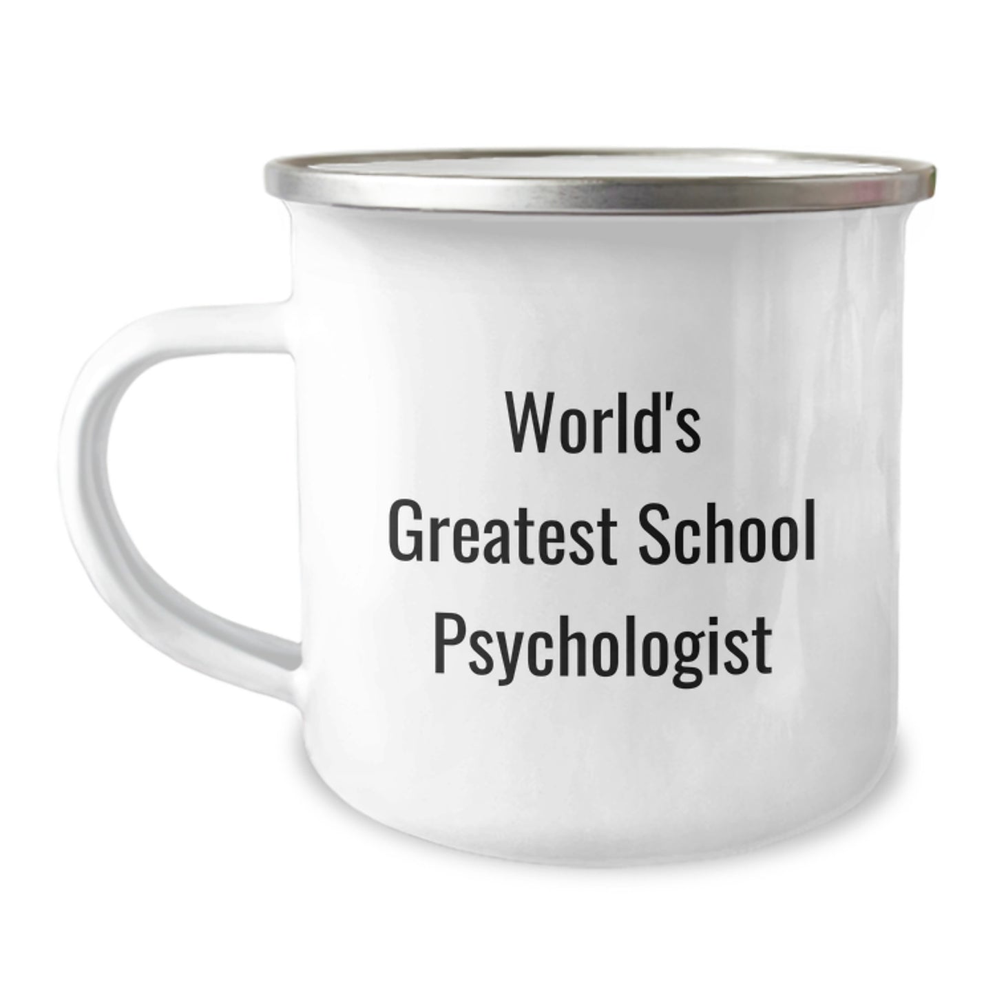 Funny School Psychologist Gifts from Friends for Valentine's Unique Camping Mug World's Greatest - Image 1