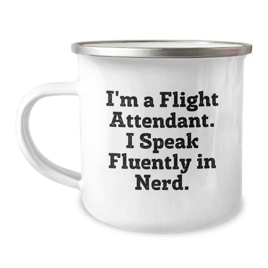 Funny Flight Attendant Gifts from Friends for Men Women Christmas Unique Mugs - Image 1