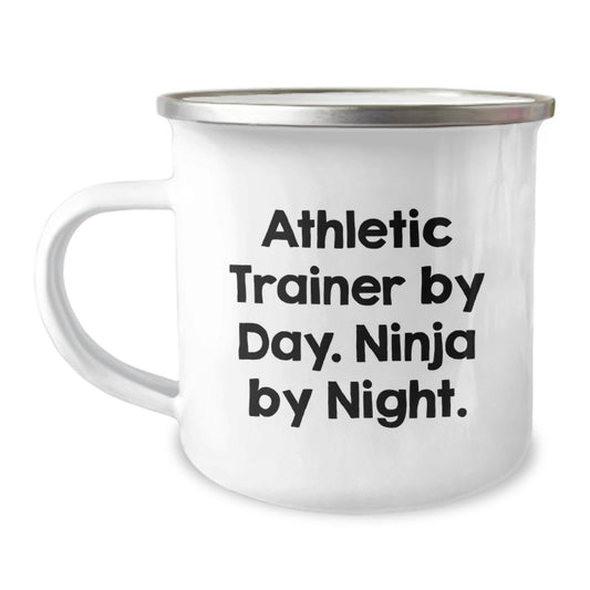 Funny Athletic Trainer Gifts for Men by Day, Ninja by Night Christmas Unique Mugs from Friends and Family - Image 1