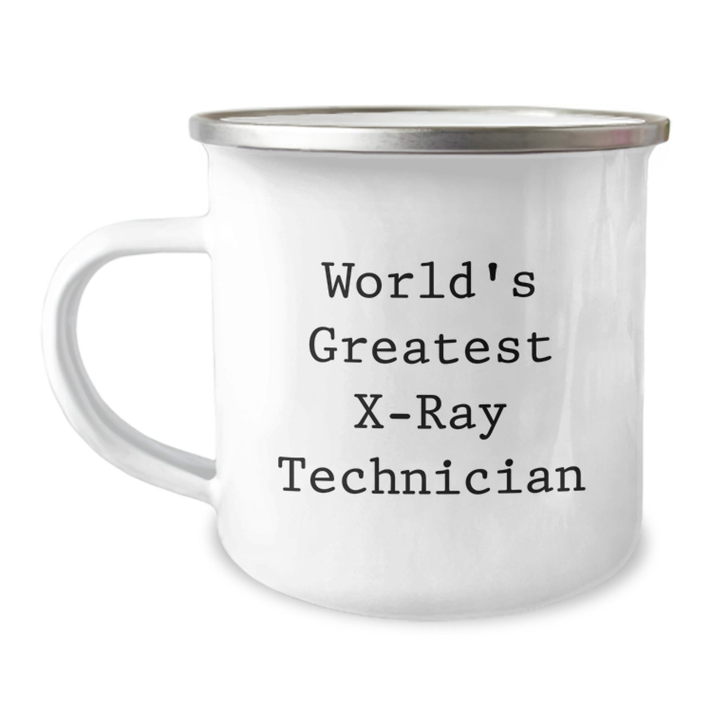 Funny X-Ray Technician Gifts from Family for Christmas Unique X-Ray Technician Mugs - 'World's Greatest' Camping Mug - Image 1