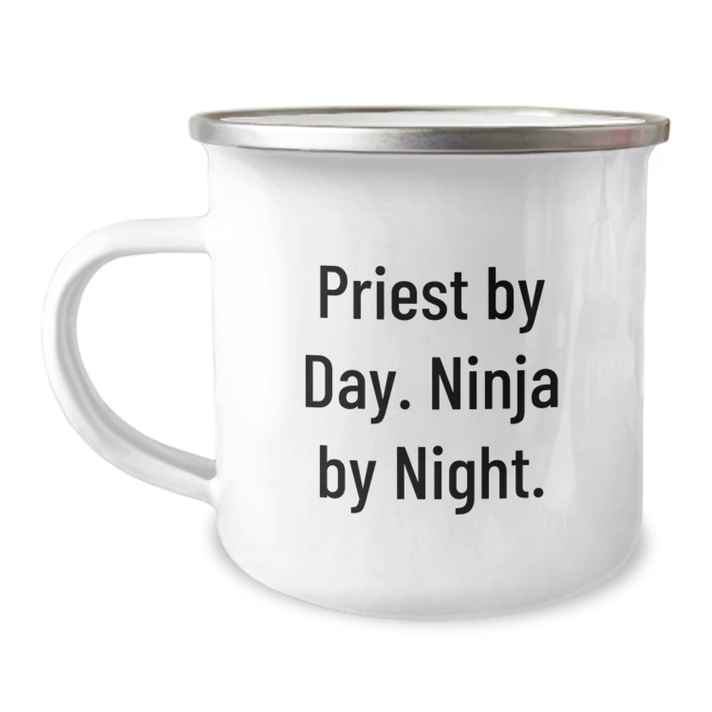 Priest By Day Funny Camping Mug for Men Gifts from Friends - Perfect Graduation Unique Gifts for Priest - Image 1