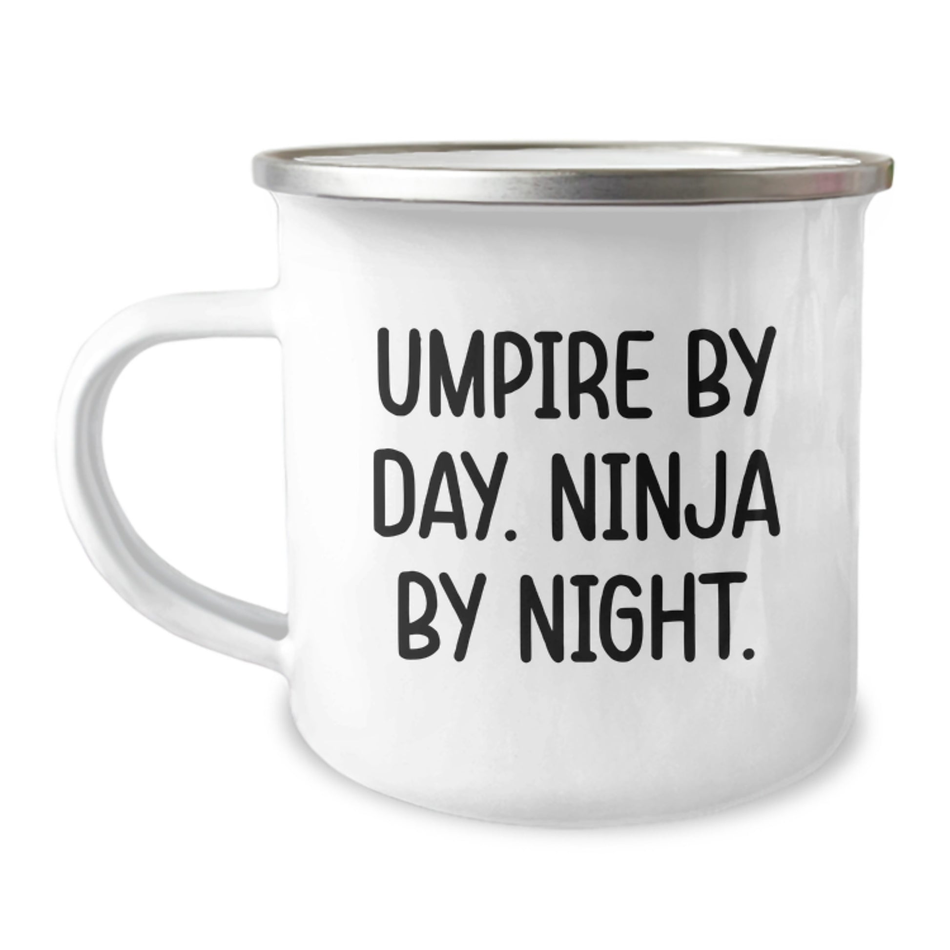 Umpire Gifts from Friends, Umpire By Day. Ninja By Night. Funny Camping Mug for Umpire Graduation Unique Gifts - Image 1