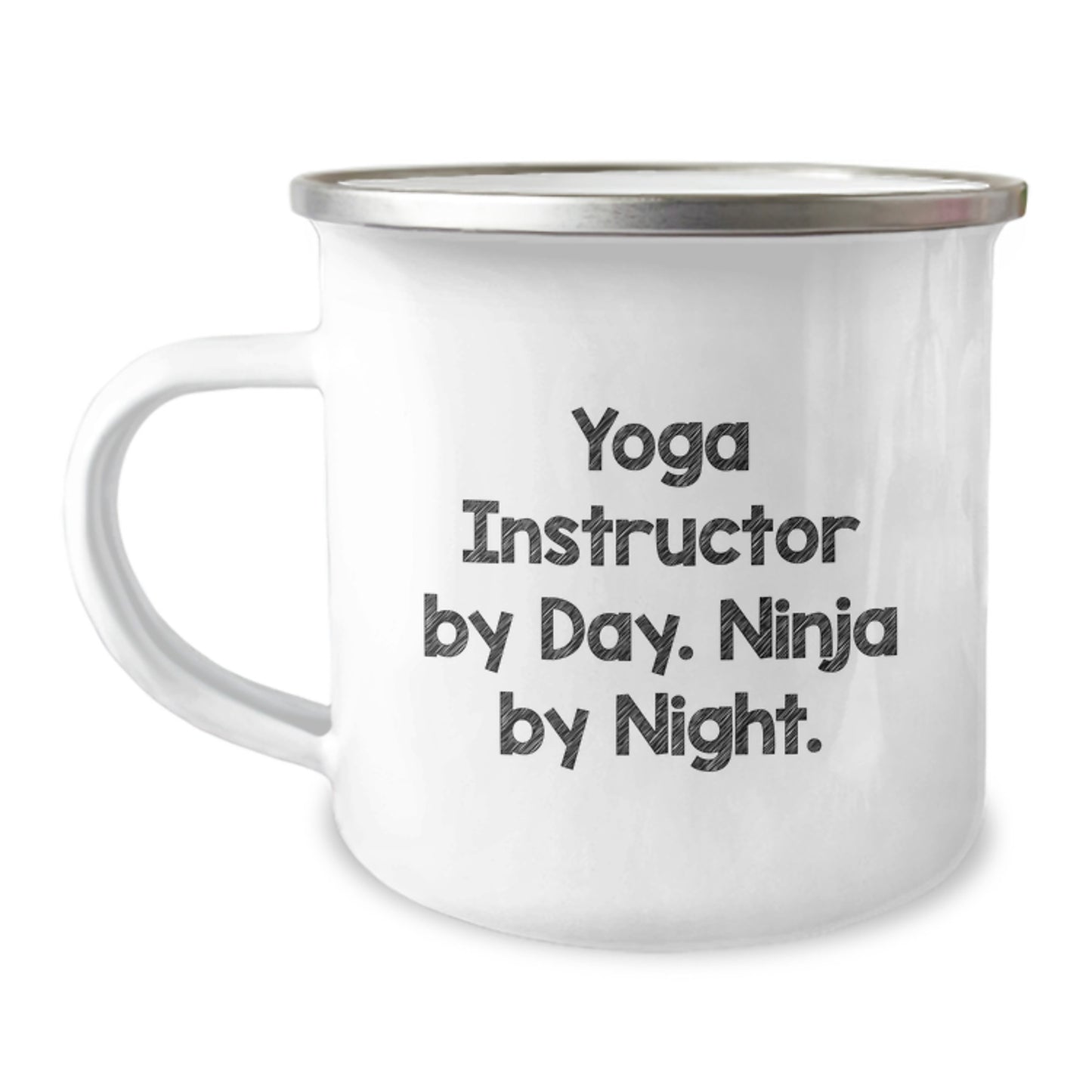 Funny Yoga Instructor Gifts by Yoga Instructors, Valentine's Unique Camping Mugs for Yoga Instructors, Funny Quote about Yoga Instructors - Image 1