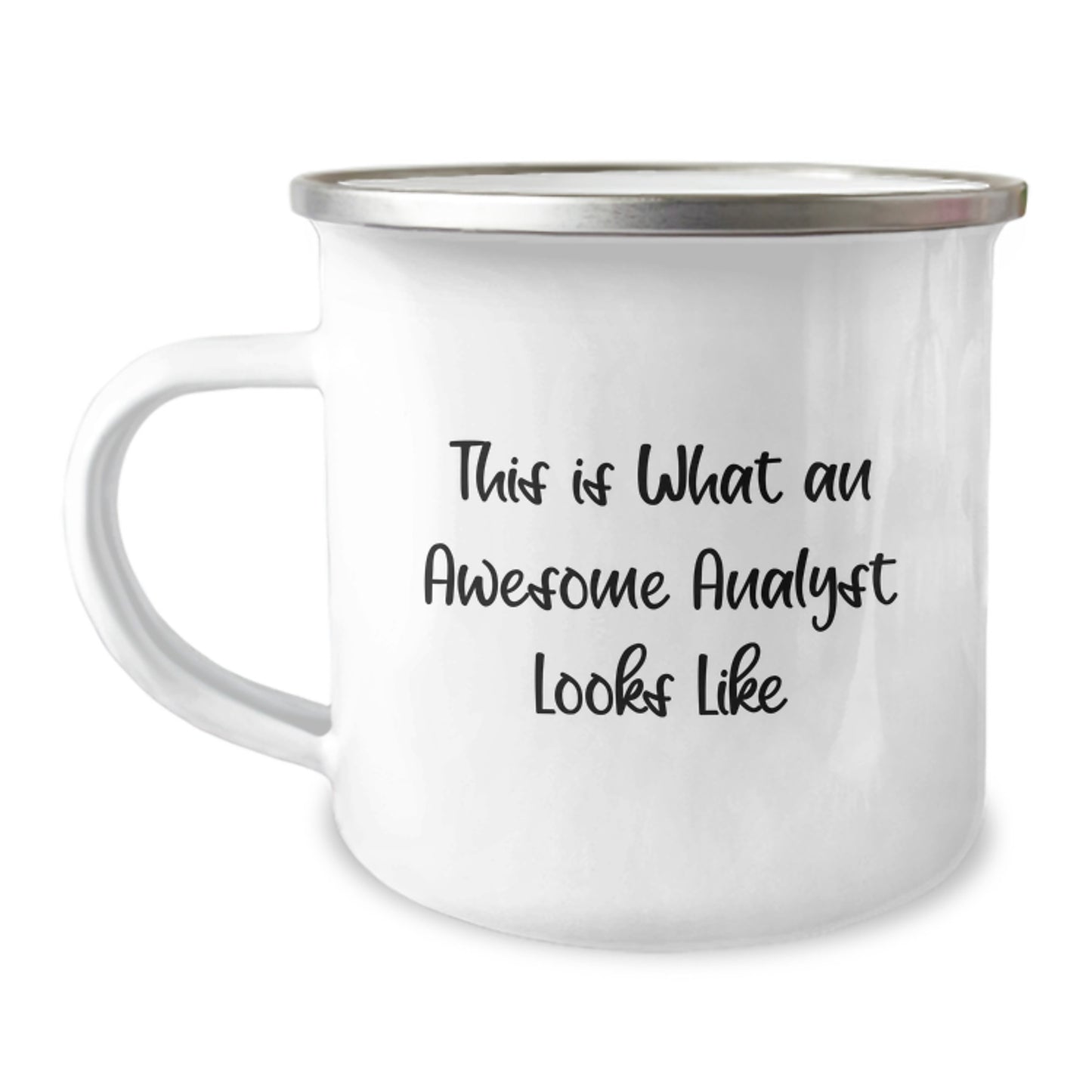 Funny Analyst Gifts for Men This Is What An Awesome Analyst Looks Like Camping Mug Birthday Unique Gifts from Men to Colleagues - Image 1