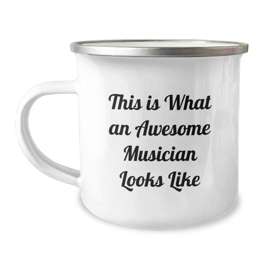 Funny Musician Gifts for Men - This Is What An Awesome Musician Looks Like Camping Mug, Unique Christmas Unique Gifts from Friends to Family - Stainless Steel - Image 1