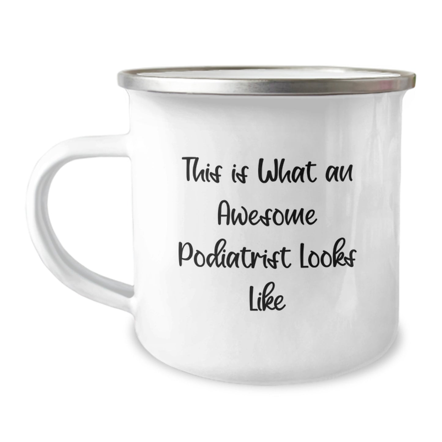 Funny Podiatrist Gifts from Family, Inspirational This Is What An Awesome Podiatrist Looks Like, Camping Mug for Podiatrist, Unique Christmas Unique Gifts for Podiatrist - Image 1