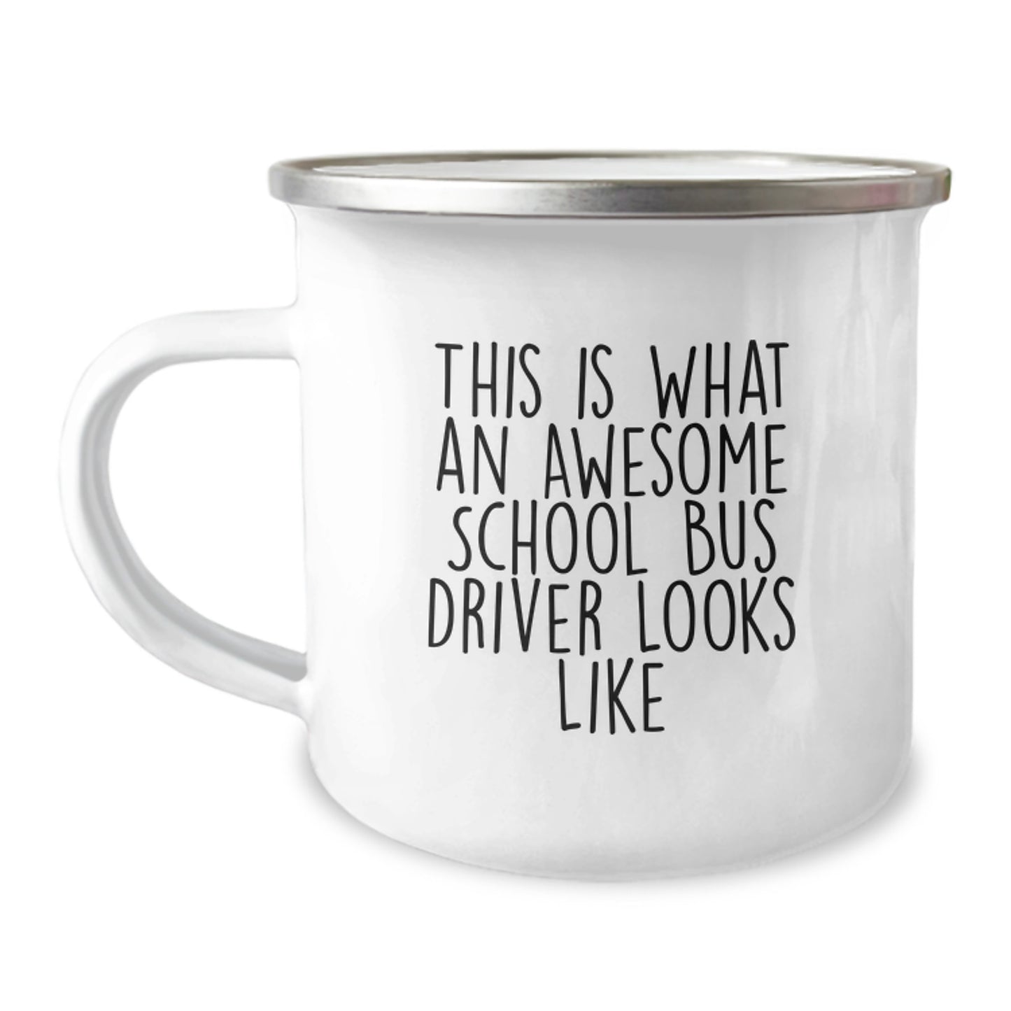 Funny School Bus Driver Gifts from Friends, Camping Mug This Is What An Awesome School Bus Driver Looks Like, Perfect for Christmas Unique Gifts for School Bus Driver - Image 1