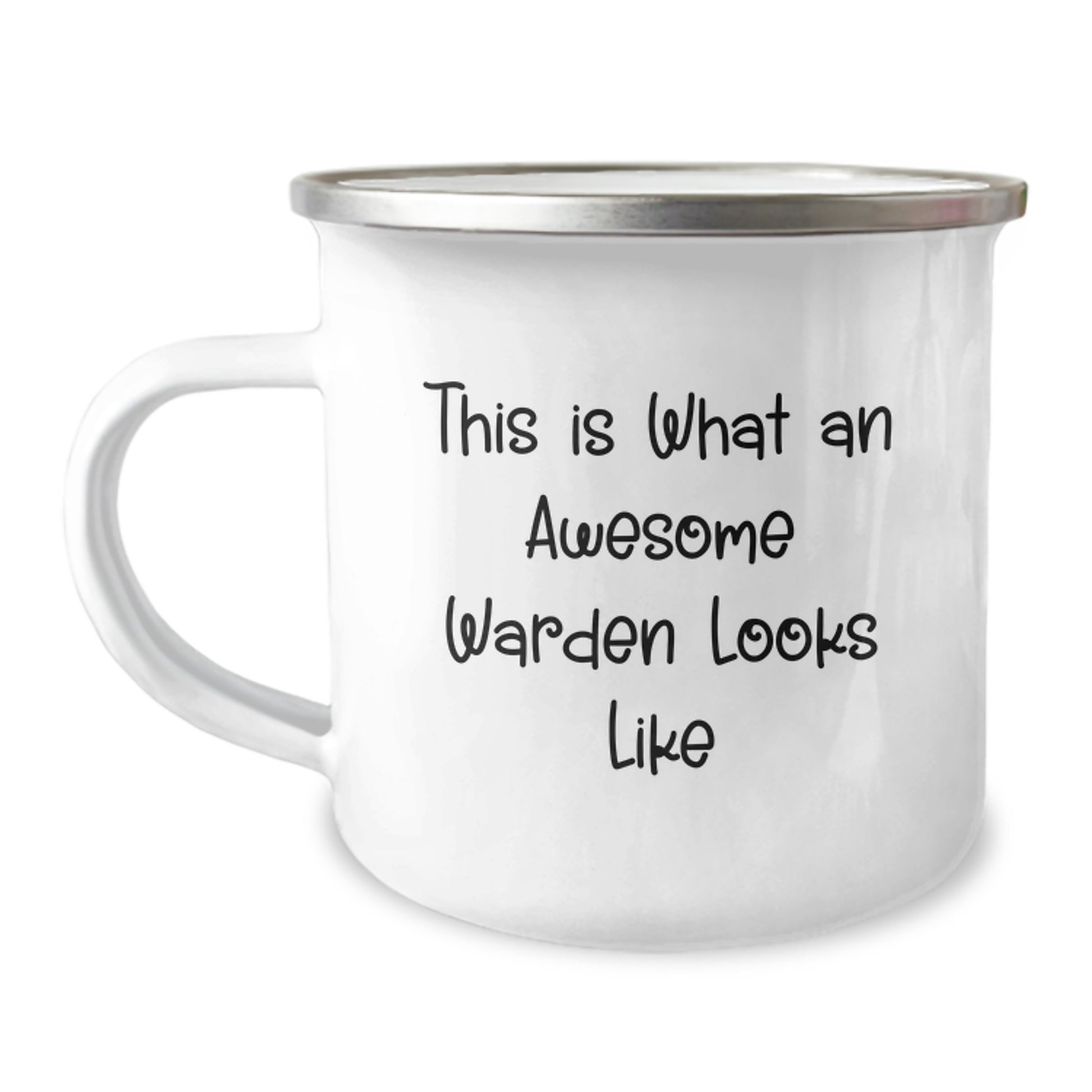 Funny Warden Gifts from Friends - This Is What An Awesome Warden Looks Like Stainless Steel Camping Mug for Graduation Unique Gifts - Image 1