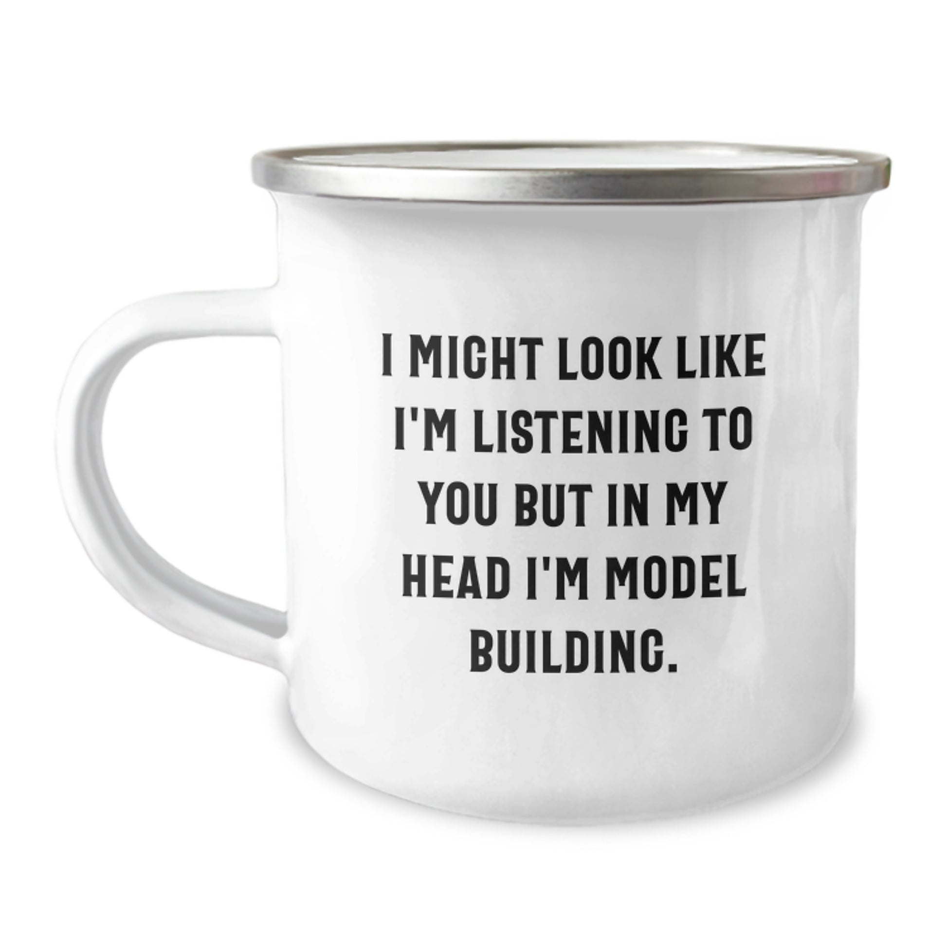 Funny 'Model Building' Enthusiast Gifts from Friends - Christmas Unique Model Building Mug for Men and Women - Image 1