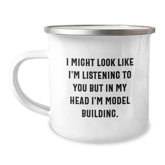 Funny 'Model Building' Enthusiast Gifts from Friends - Christmas Unique Model Building Mug for Men and Women - Image 1