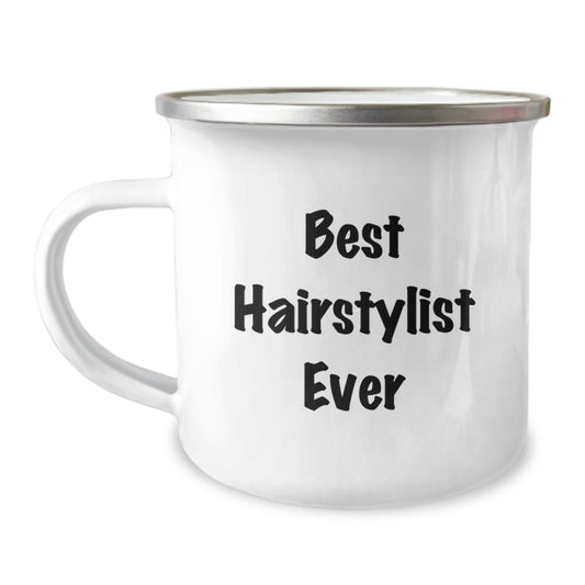 Best Hairstylist Ever Gifts for Friends and Family - Funny Camping Mug for Hairstylist's Graduation - Image 1