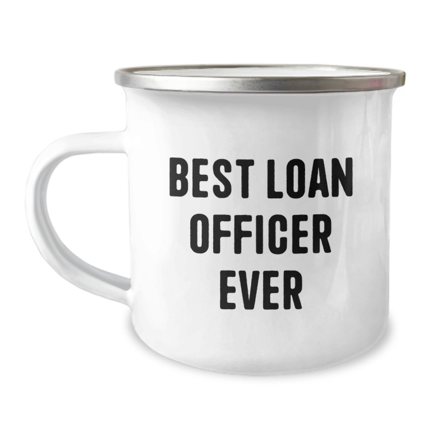 Funny Loan Officer Gifts from Friends for Men, Best Loan Officer Ever Camping Mug, Unique Christmas Unique Gifts - Image 1