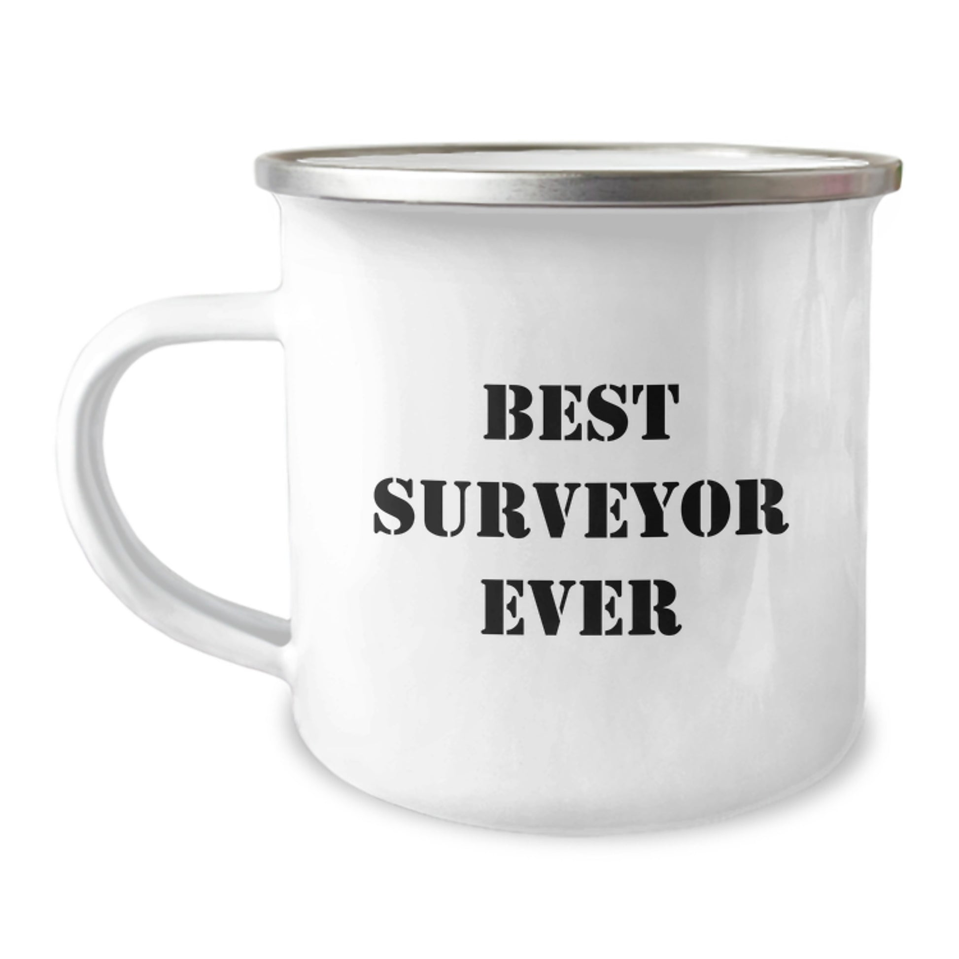 Funny Surveyor Gifts for Men, Unique Camping Mug Best Surveyor Ever, Christmas Unique Gifts from Friends to Surveyor - Image 1