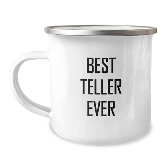 Funny Teller Gifts for Men, Unique Camping Mug, Best Teller Ever Quote, Ideal Gift from Friends, Christmas Unique Gifts - Image 1