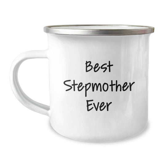 Funny Stepmother Gifts from Men to Best Stepmother Ever on Her Birthday, Unique Camping Mug for Her - Image 1