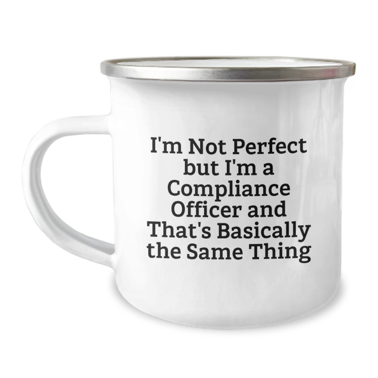 Funny Compliance Officer Camping Mug Gifts for Men Compliance Officer Friends - Image 1