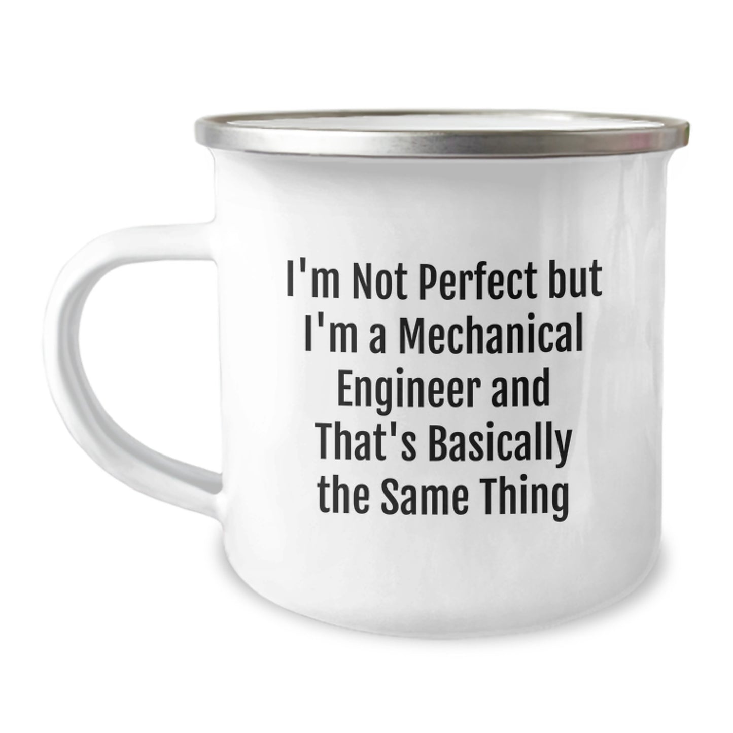 Funny Mechanical Engineer Gifts for Men - Camping Mug - Perfect Birthday Idea, Gift for Coworkers, Friends or Family - I'm Not Perfect But I'm A Mechanical Engineer - Image 1
