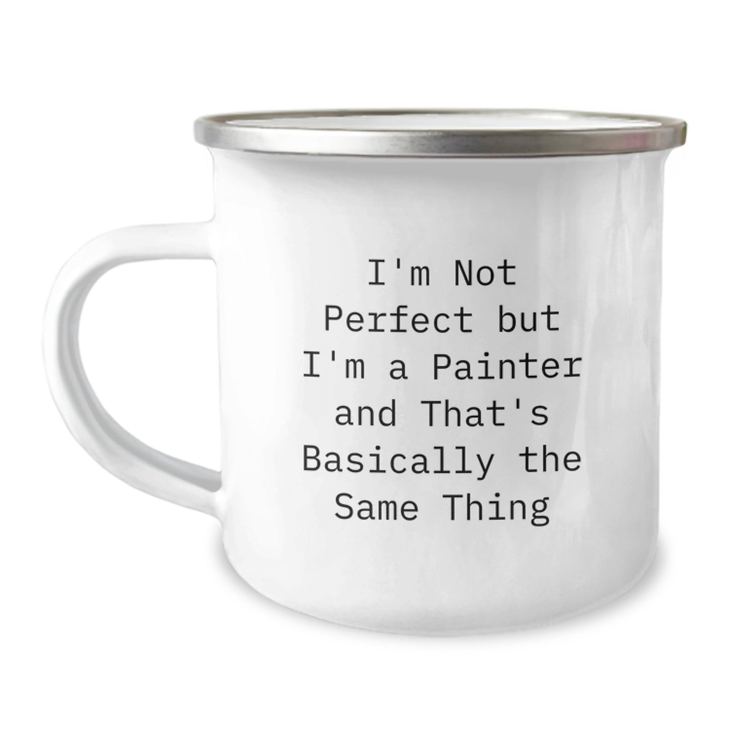 Funny Painter Gifts from Friends for Men Christmas Unique Mugs - 'I'm Not Perfect But I'm A Painter' - Image 1