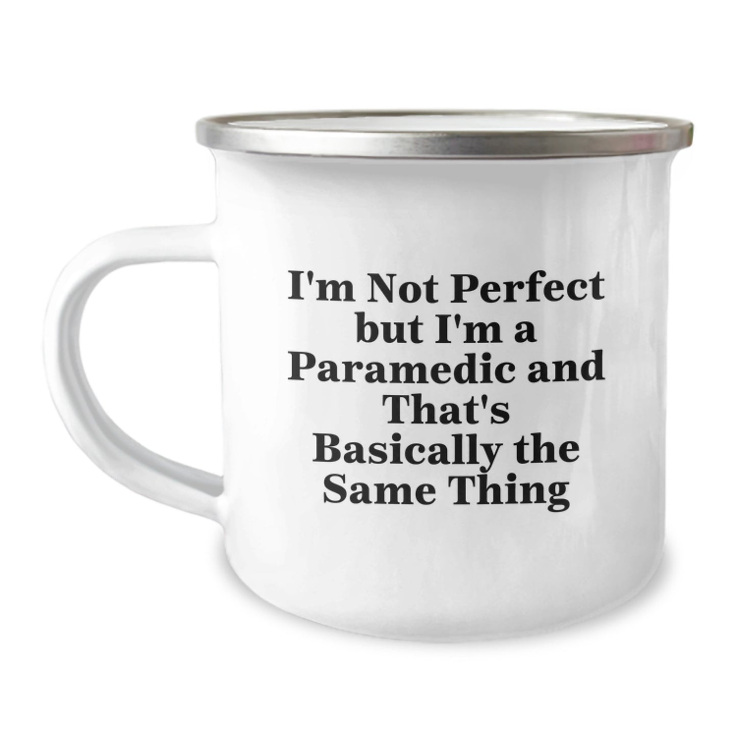 Funny Rescue Worker Gifts for Men, Unique Camping Mug Quote I'm Not Perfect But I'm A Rescue Worker Gifts from Family - Birthday Unique Gifts - Image 1