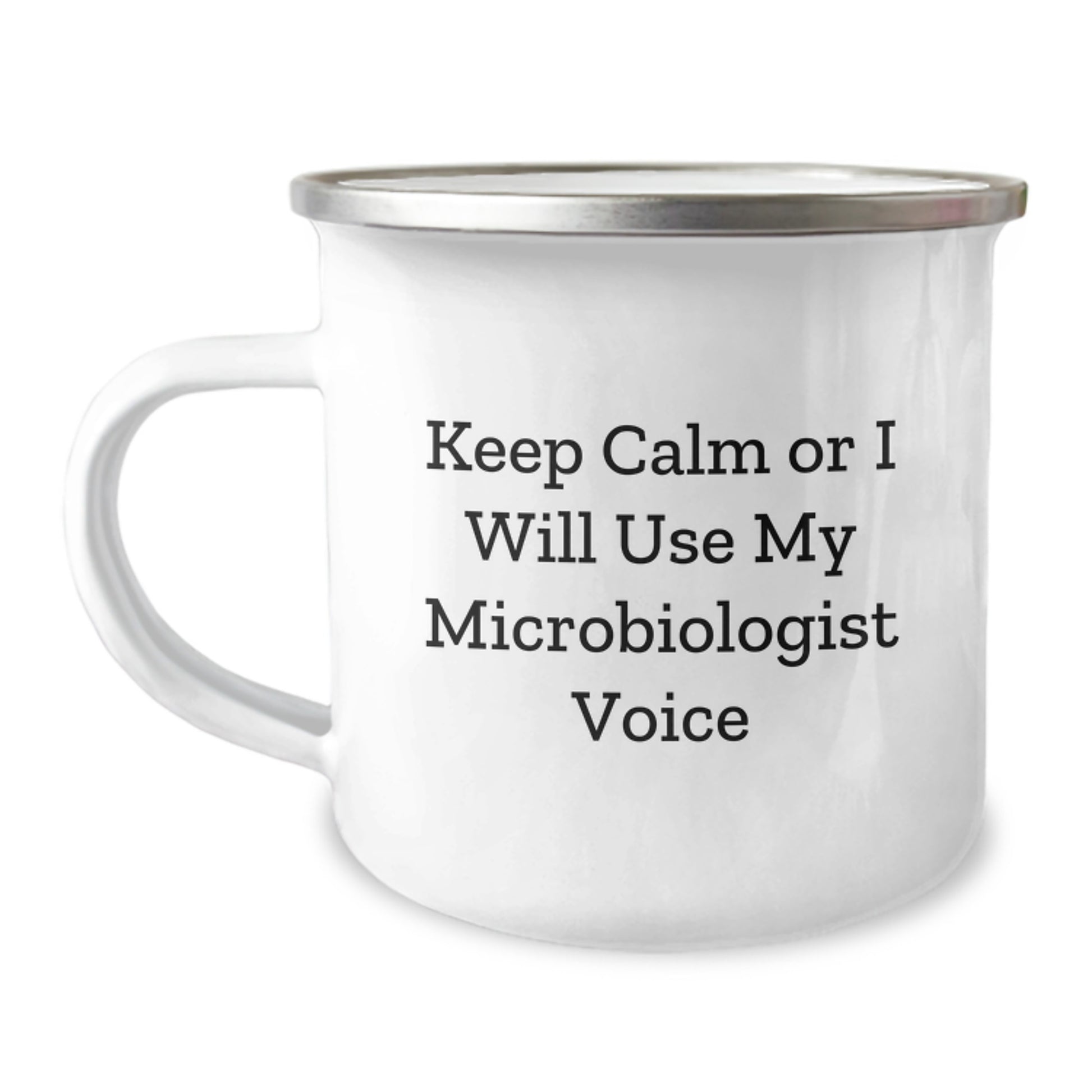 Funny Microbiologist Camping Mug Gifts from Friends to Men or Women on Christmas Unique Holidays - Image 1