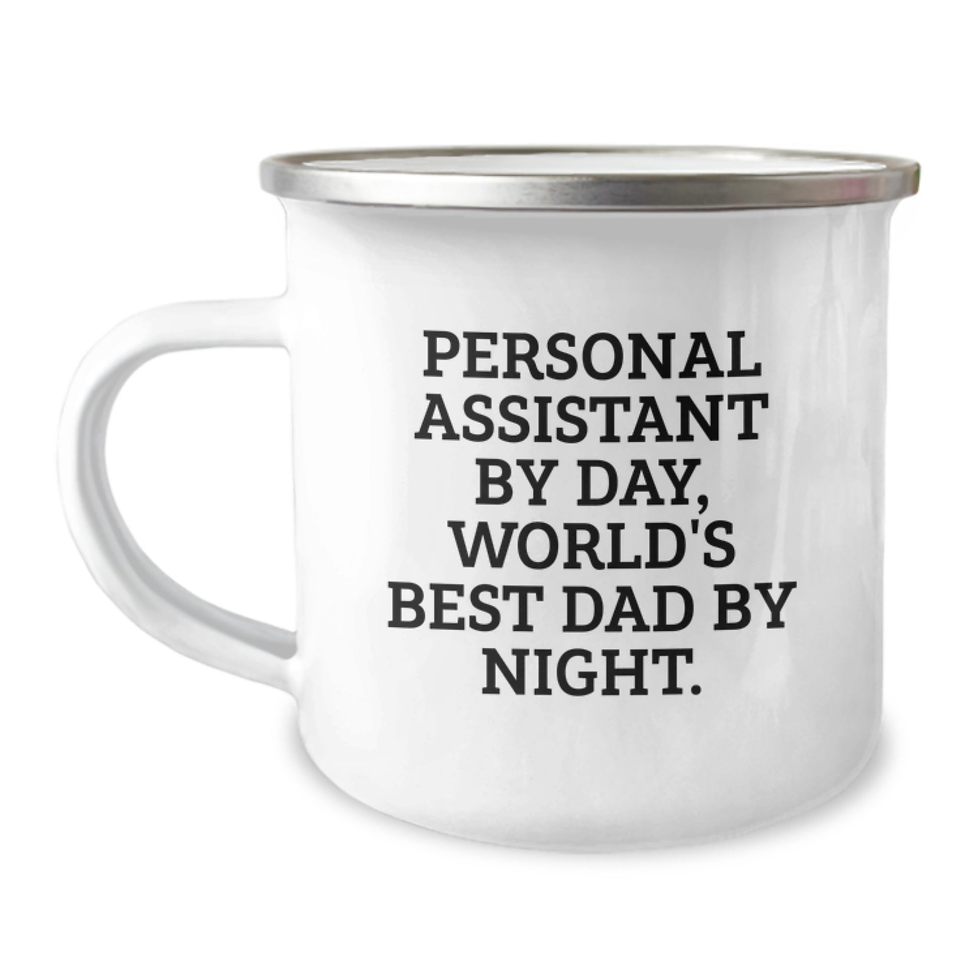 Funny Personal Assistant Gifts for Men, Camping Mug for Dad, Birthday Unique Gifts from Family - Image 1
