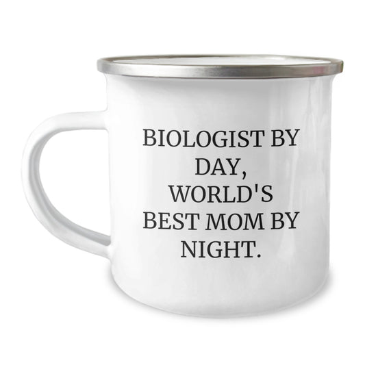 Biologist Gifts for Men, Funny Inspirational Biologist Camping Mug for Graduation Unique Gifts from Mom to Biologist - Image 1