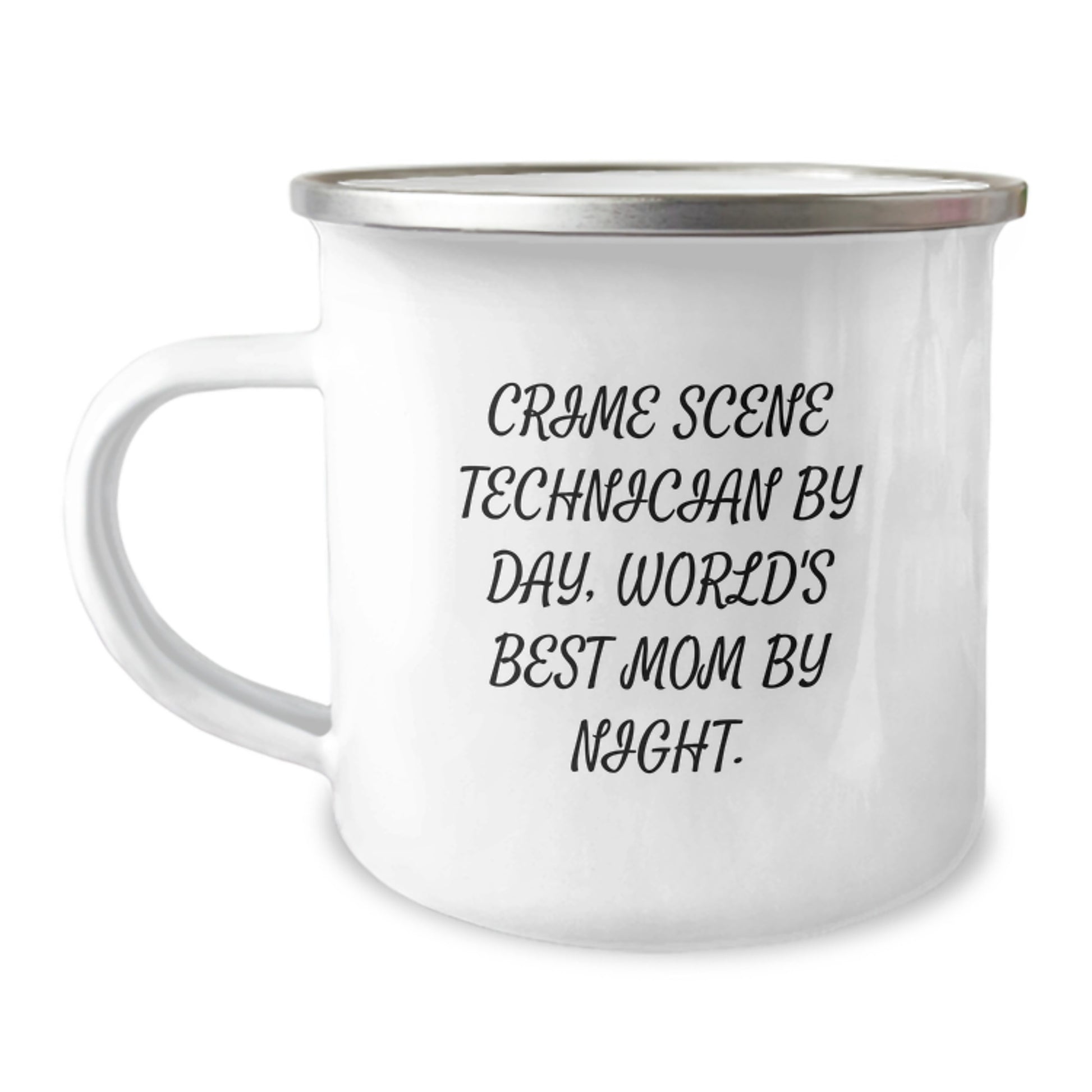 Crime Scene Technician Keepsake Camping Mug for Him Birthday Gift - Image 1