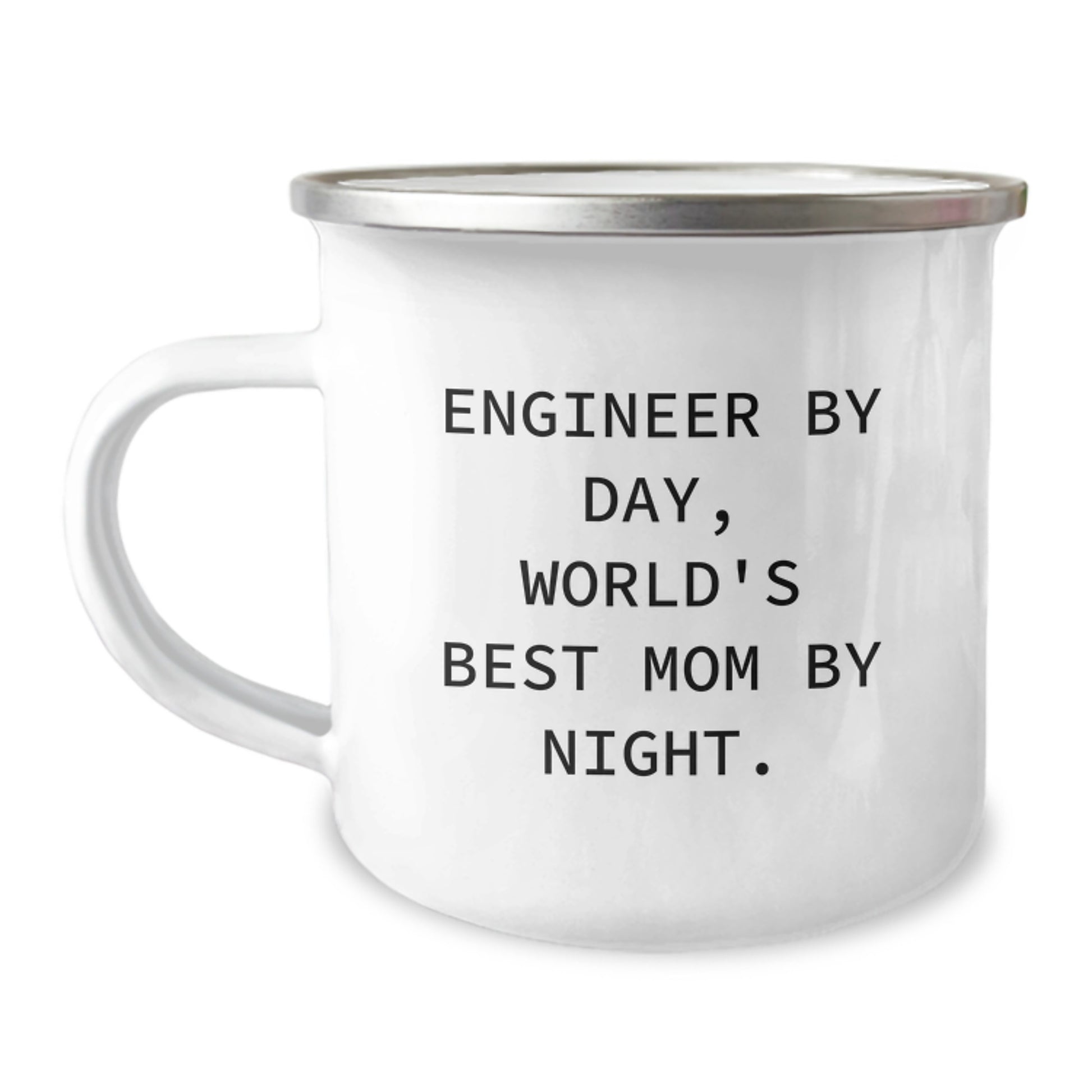 Funny Engineer Gifts for Mom, Stainless Steel Camping Mug, Christmas Unique Presents for Engineers from Mom - Image 1