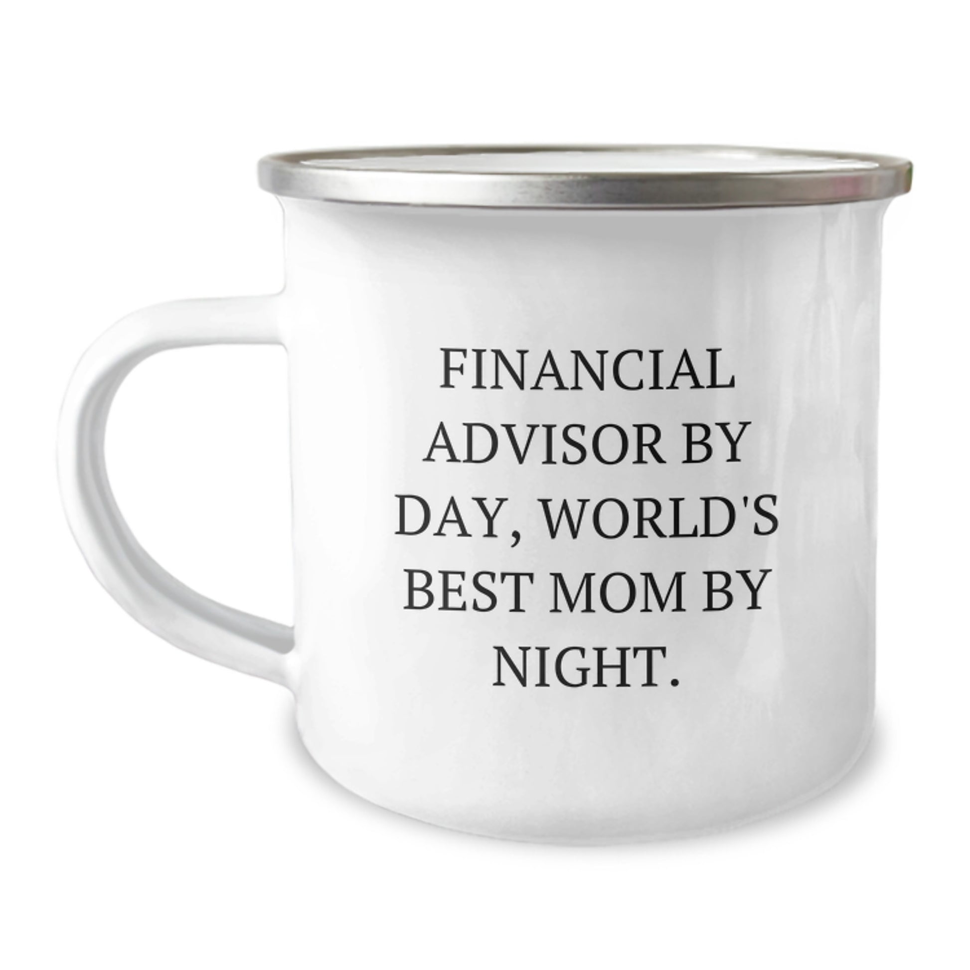 Financial Advisor Keepsake Camping Mug for Him Birthday Gift - Image 1