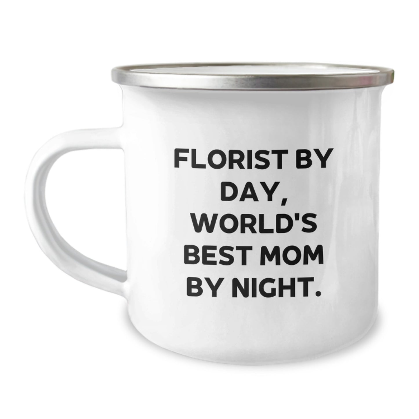 Florist Gifts for Him, Funny Camping Mug for Florist Dad, Graduation Unique Gifts from Mom - Image 1