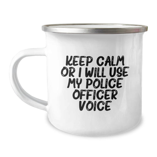 Funny Police Officer Coffee Mug Gifts from Friends and Family for Christmas - Image 1