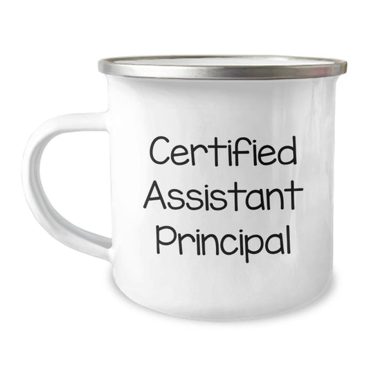 Funny Assistant Principal Gifts - 'A Principal's Love is like a Camping Mug, Always Hot and Fresh' Valentine's Unique Gifts for Assistant Principal - Image 1