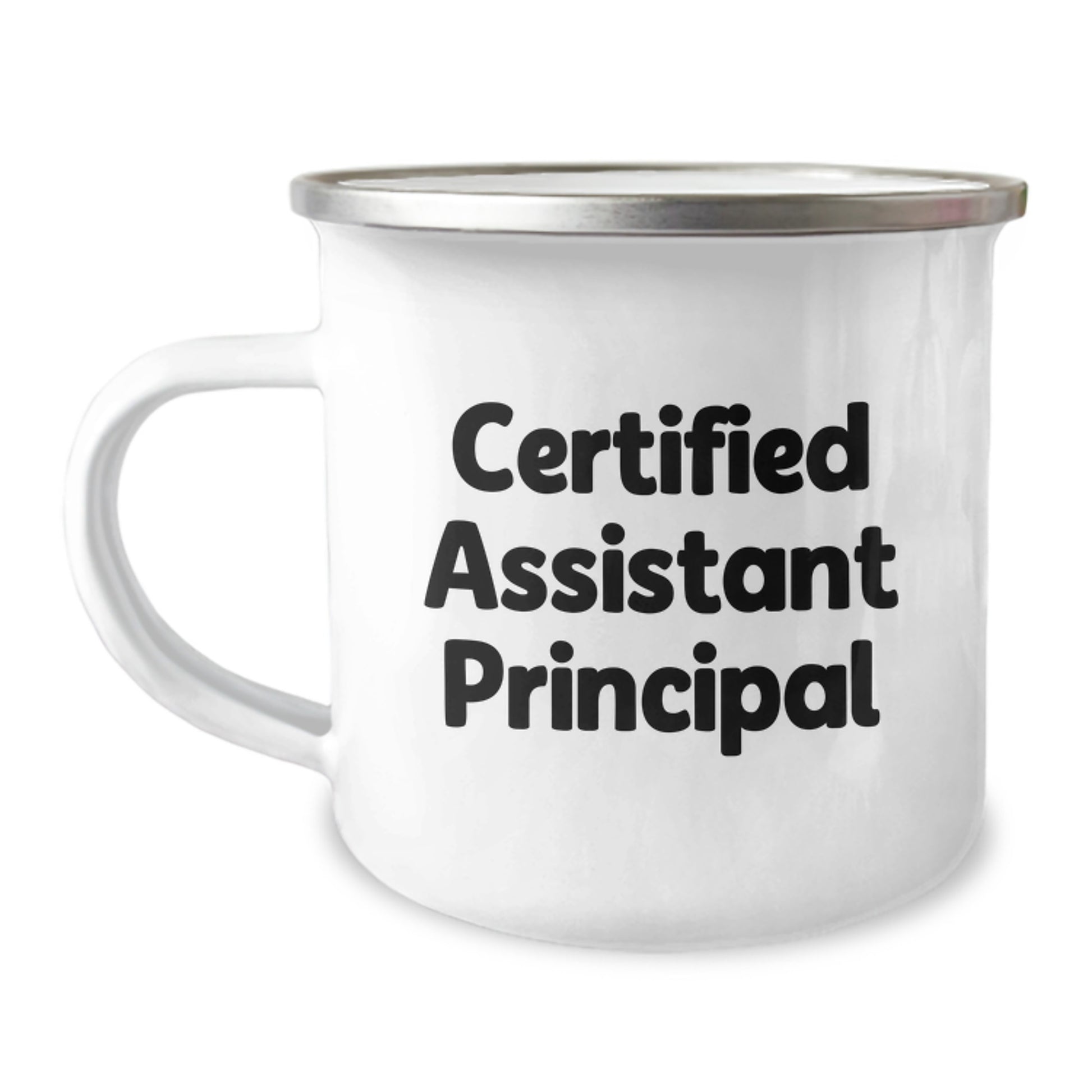 Gifts from Assistant Principals, Funny Certified Assistant Principal Camping Mug, Christmas Unique Gifts for Men Assistant Principals - Image 1