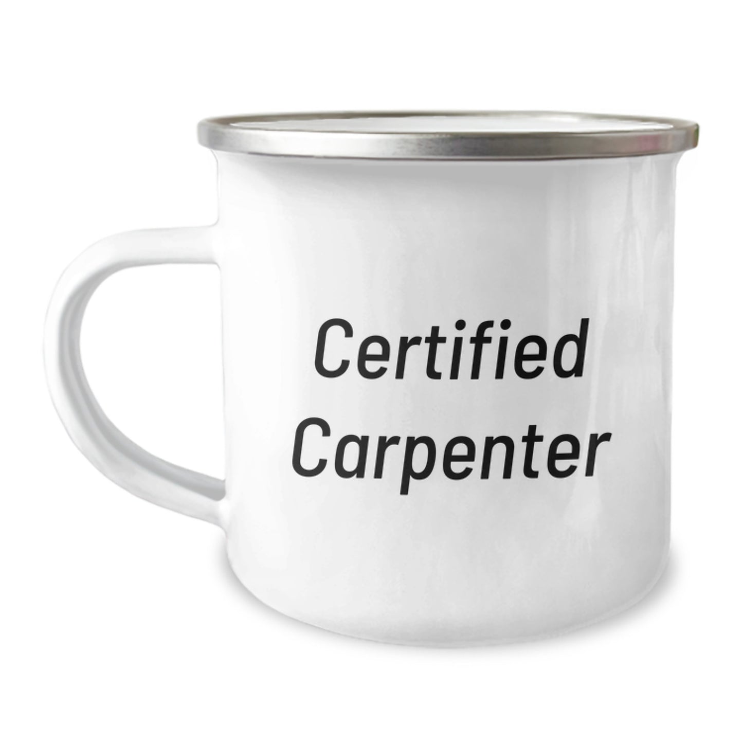 Funny Carpenter Christmas Unique Gifts from Friends for Men, Unique Camping Mug, 'I'm a Carpenter, Not a Morning Person' - Image 1