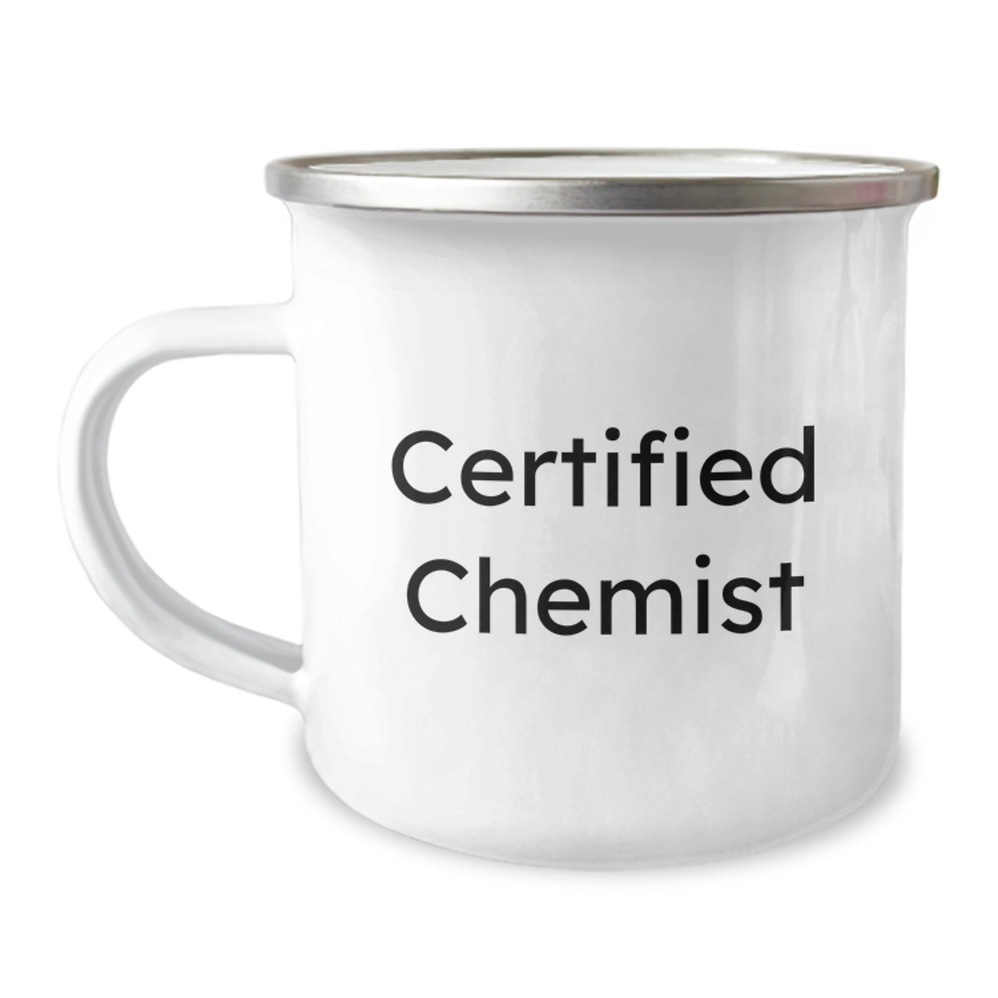 Certified Chemist Funny Quote Camping Mug Gifts from Friends for Christmas - Image 1