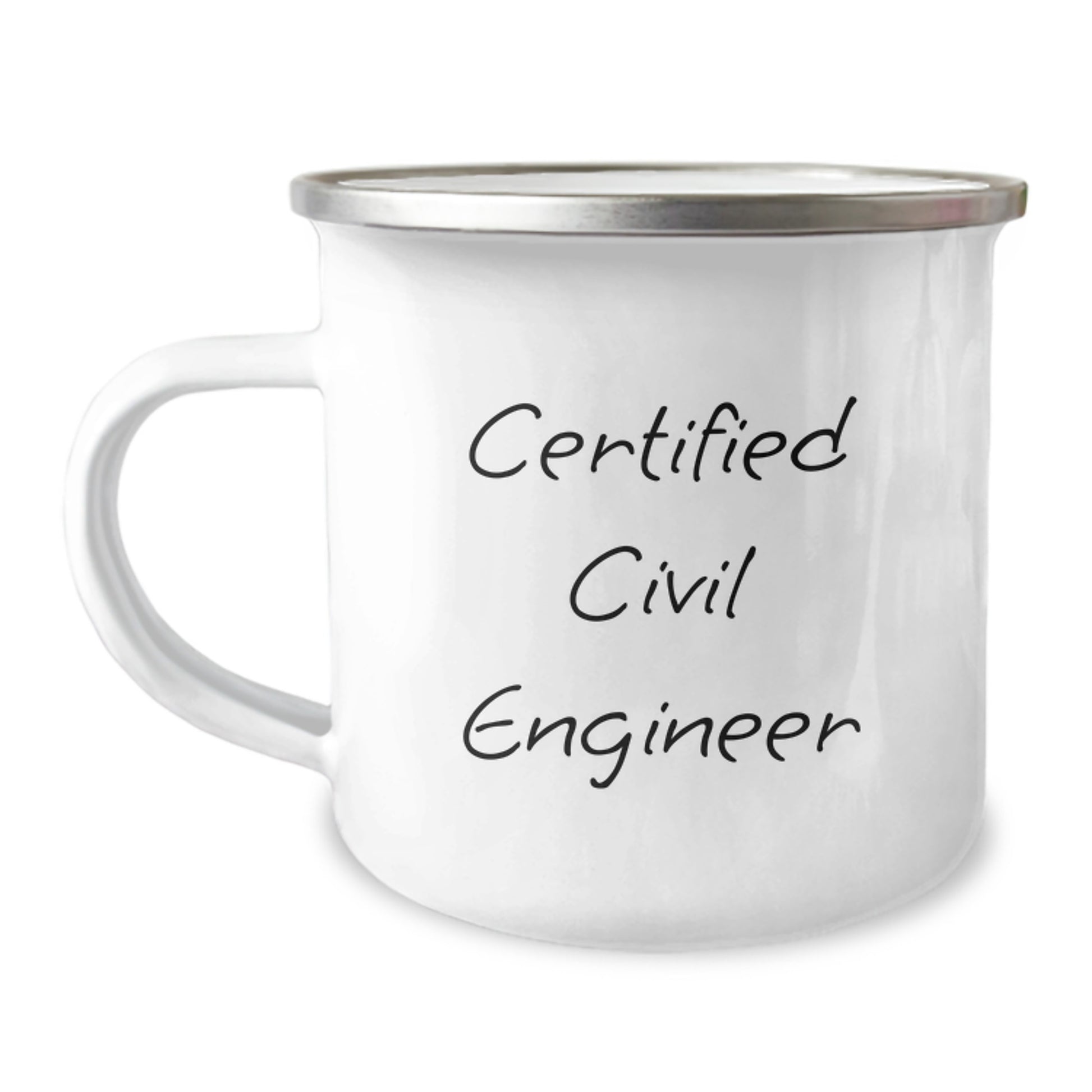 Funny Civil Engineer Gifts from Dad to Son Christmas Unique Mugs for Men Camping Enthusiasts with Quote 'A good Civil Engineer never stops building...' - Image 1